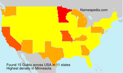 Surname Gubta in USA Surname Gubta in USA