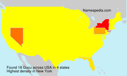 Surname Gucu in USA