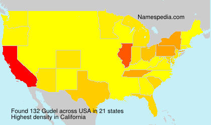 Surname Gudel in USA Surname Gudel in USA