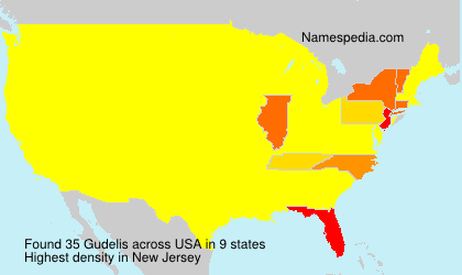 Surname Gudelis in USA Surname Gudelis in USA