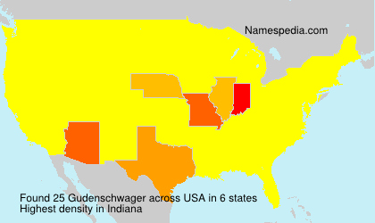 Surname Gudenschwager in USA Surname Gudenschwager in USA