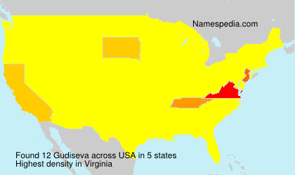Surname Gudiseva in USA Surname Gudiseva in USA