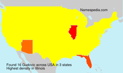 Surname Gudovic in USA Surname Gudovic in USA
