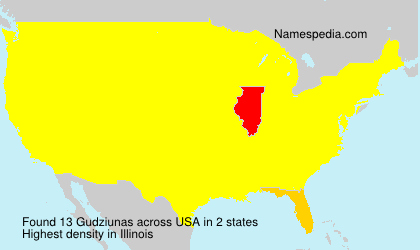 Surname Gudziunas in USA Surname Gudziunas in USA