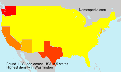 Surname Gueda in USA Surname Gueda in USA