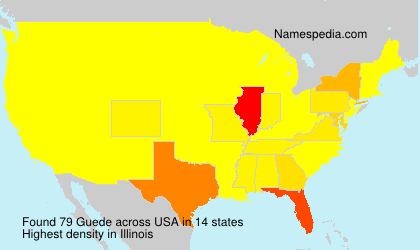 Surname Guede in USA Surname Guede in USA