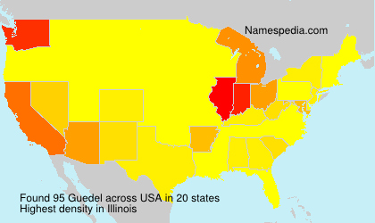 Surname Guedel in USA