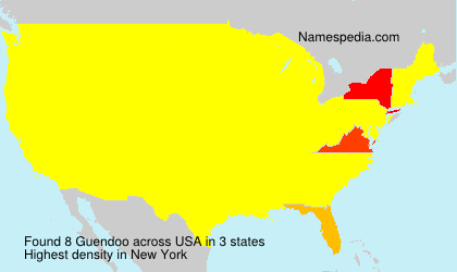 Surname Guendoo in USA Surname Guendoo in USA