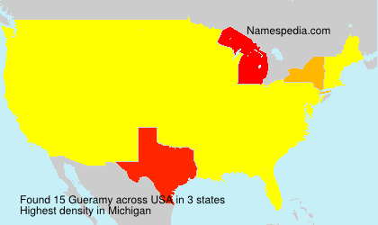 Surname Gueramy in USA Surname Gueramy in USA