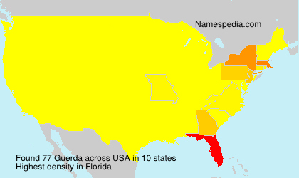 Surname Guerda in USA Surname Guerda in USA
