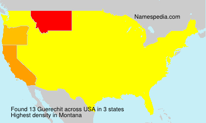 Surname Guerechit in USA Surname Guerechit in USA