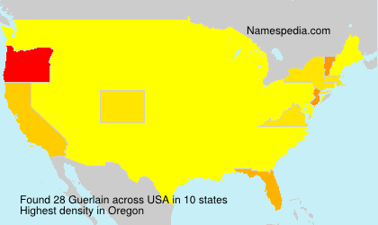 Surname Guerlain in USA Surname Guerlain in USA