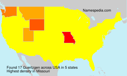 Surname Guertzgen in USA Surname Guertzgen in USA