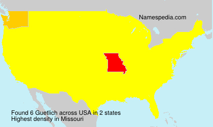 Surname Guetlich in USA Surname Guetlich in USA