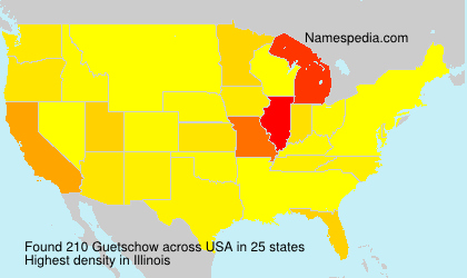Surname Guetschow in USA Surname Guetschow in USA