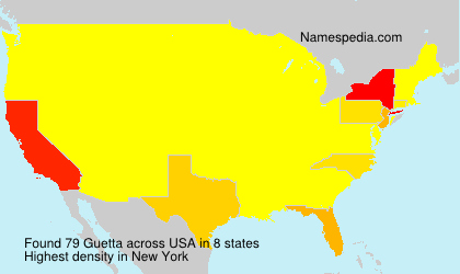 Surname Guetta in USA