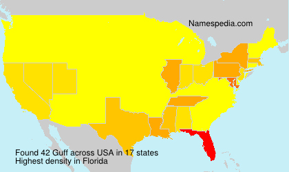Surname Guff in USA Surname Guff in USA