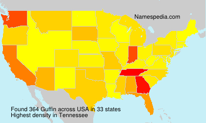 Surname Guffin in USA Surname Guffin in USA