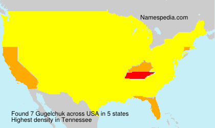 Surname Gugelchuk in USA Surname Gugelchuk in USA