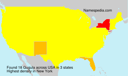 Surname Gugula in USA Surname Gugula in USA