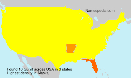 Surname Guhrt in USA Surname Guhrt in USA