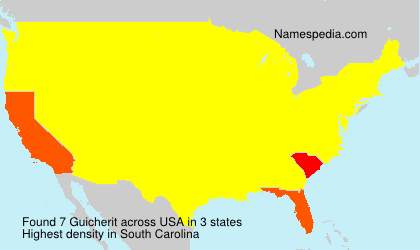 Surname Guicherit in USA Surname Guicherit in USA
