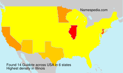Surname Guidote in USA Surname Guidote in USA
