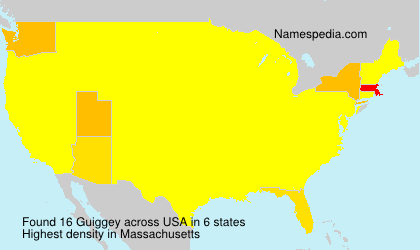Surname Guiggey in USA Surname Guiggey in USA