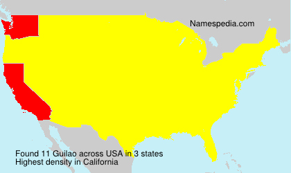 Surname Guilao in USA