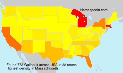 Surname Guilbault in USA Surname Guilbault in USA