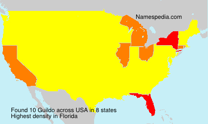 Surname Guildo in USA Surname Guildo in USA