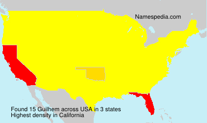 Surname Guilhem in USA Surname Guilhem in USA