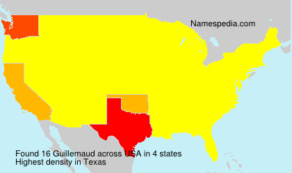 Surname Guillemaud in USA Surname Guillemaud in USA