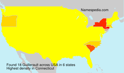 Surname Guillerault in USA Surname Guillerault in USA