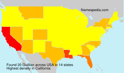 Surname Guillian in USA Surname Guillian in USA