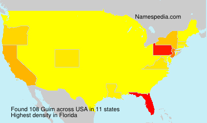 Surname Guim in USA Surname Guim in USA