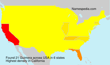 Surname Guimera in USA Surname Guimera in USA