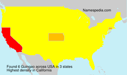 Surname Guingao in USA Surname Guingao in USA