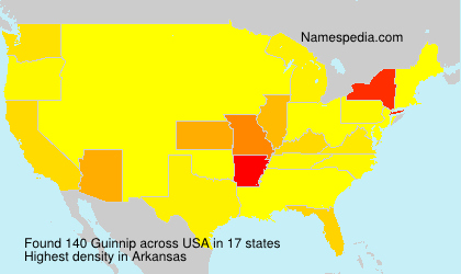 Surname Guinnip in USA Surname Guinnip in USA
