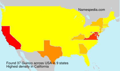 Surname Guinoo in USA Surname Guinoo in USA