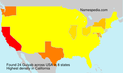 Surname Guiyab in USA Surname Guiyab in USA
