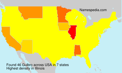 Surname Gulbro in USA Surname Gulbro in USA