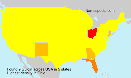 Surname Gulcin in USA Surname Gulcin in USA