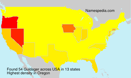 Surname Guldager in USA Surname Guldager in USA