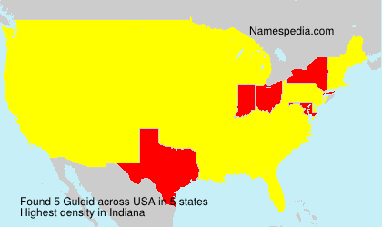 Surname Guleid in USA Surname Guleid in USA