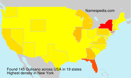 Surname Gulisano in USA Surname Gulisano in USA