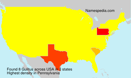 Surname Gulitus in USA Surname Gulitus in USA