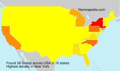 Surname Gullap in USA Surname Gullap in USA