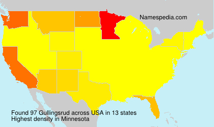 Surname Gullingsrud in USA Surname Gullingsrud in USA