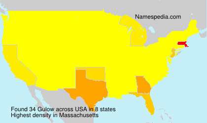 Surname Gulow in USA Surname Gulow in USA